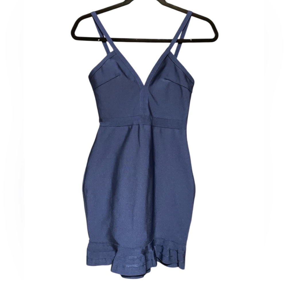 Elegant Blue Midi Dress